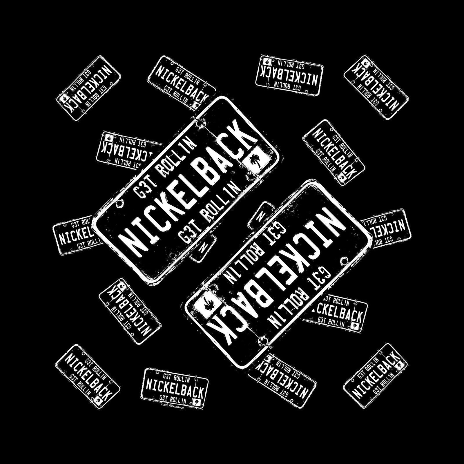 Skjerf Nickelback Skjerf Get Rollin' Black