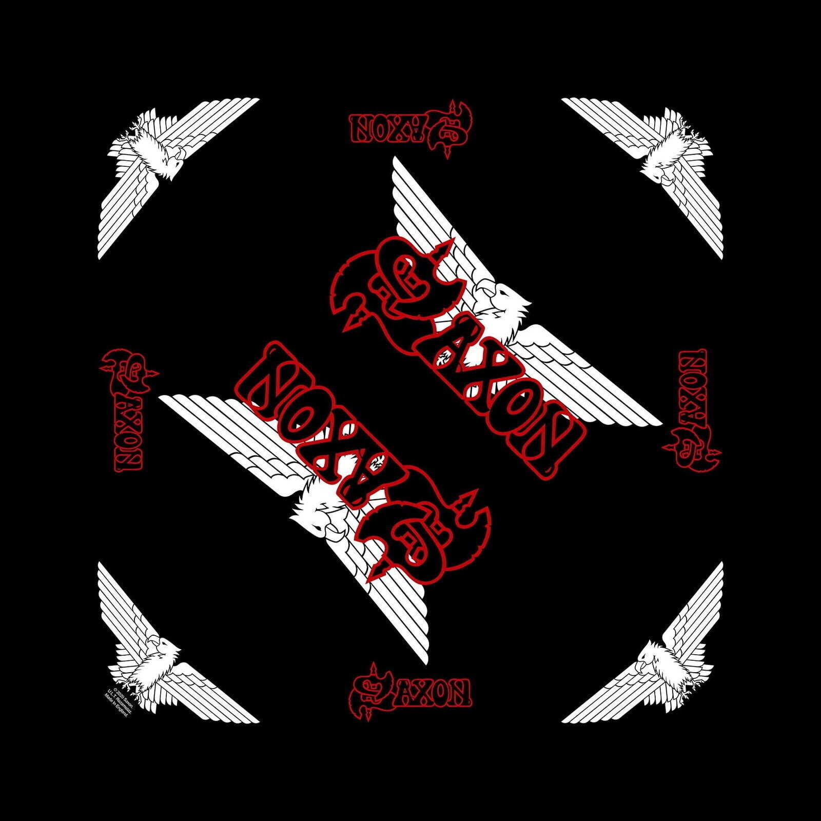 Šal Saxon Šal Logo / Eagle Black