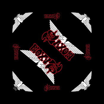 Šal Saxon Šal Logo / Eagle Black - 1