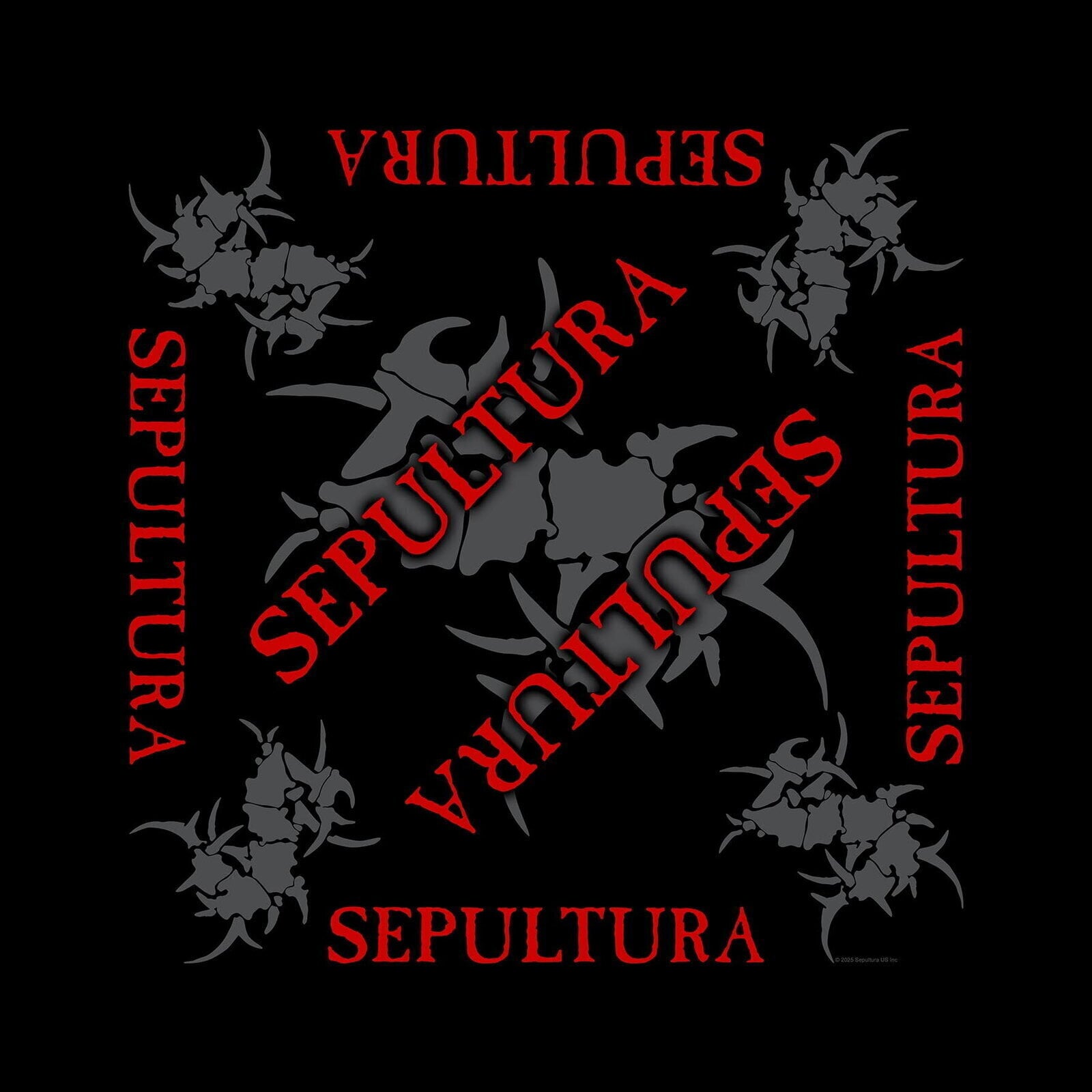Šal Sepultura Šal Logo Black