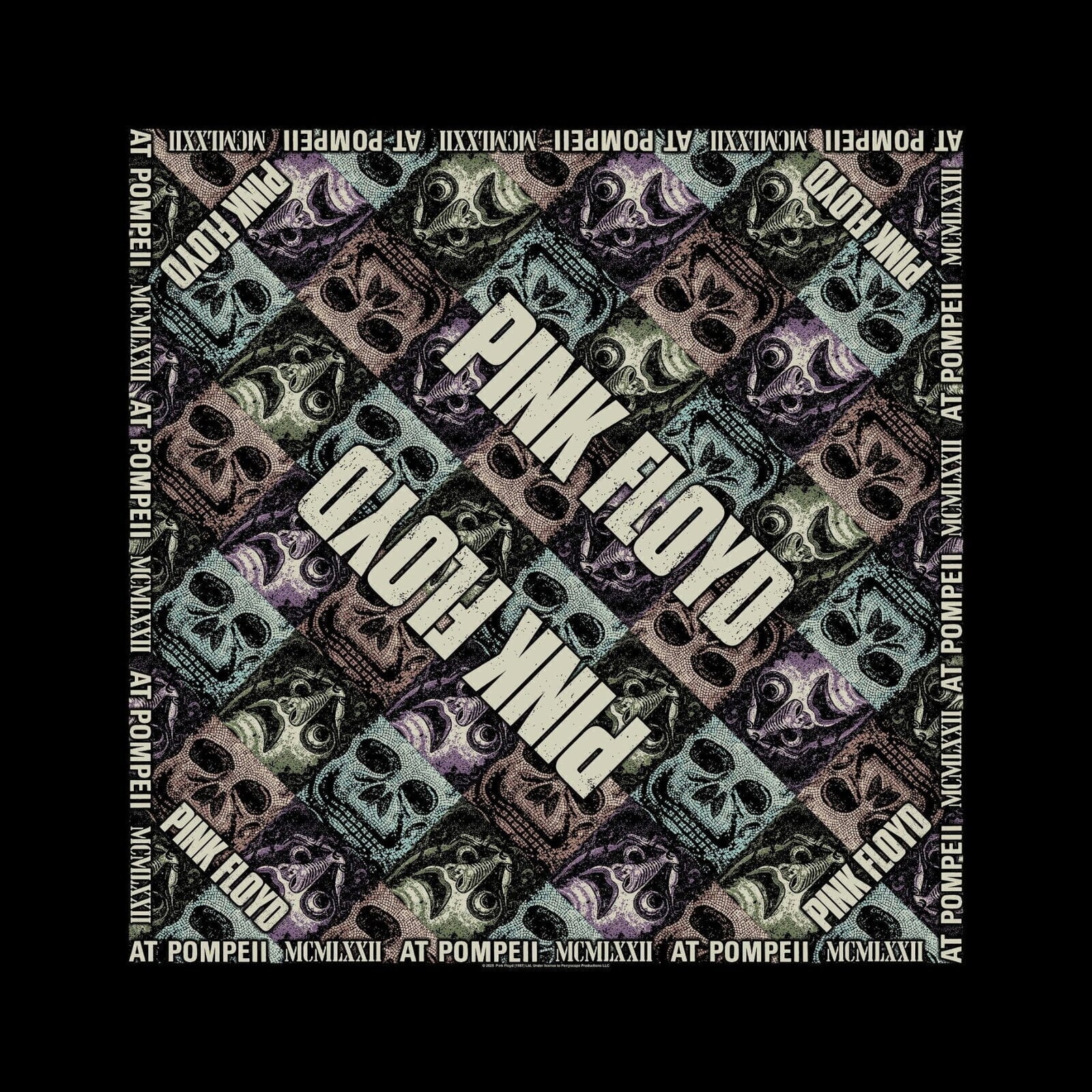 Šal Pink Floyd Šal Mosaics Black
