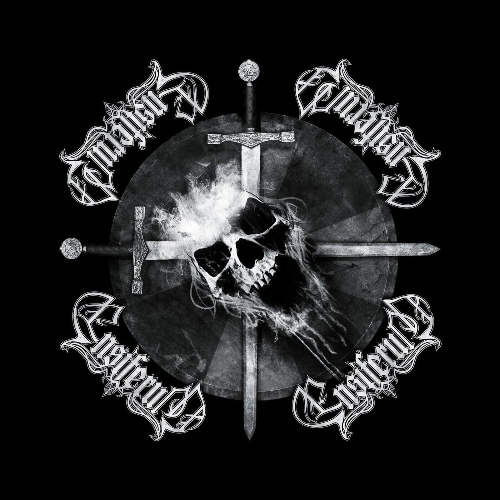 Šal Ensiferum Šal Skull Black