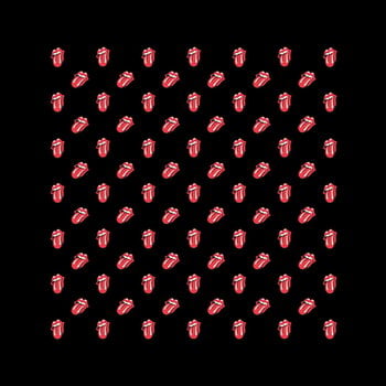 Skjerf The Rolling Stones Skjerf Tongues Black - 1