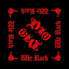 Skjerf Dio Skjerf We Rock Black