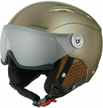 Ski Helmet Bollé Backline Visor Premium Shiny Gold/Cognac S (54-56 cm) Ski Helmet - 1