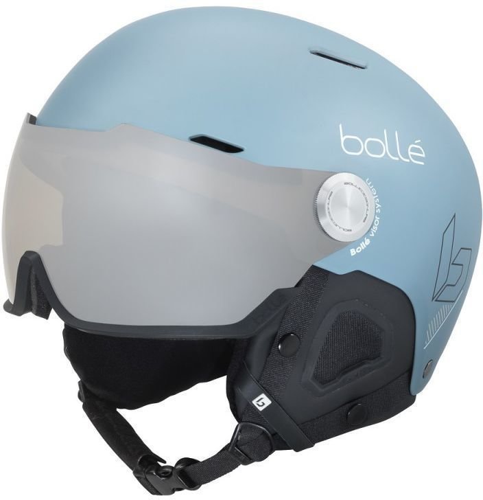 Каска за ски Bollé Might Visor Matte Storm Blue S (52-55 cm) Каска за ски