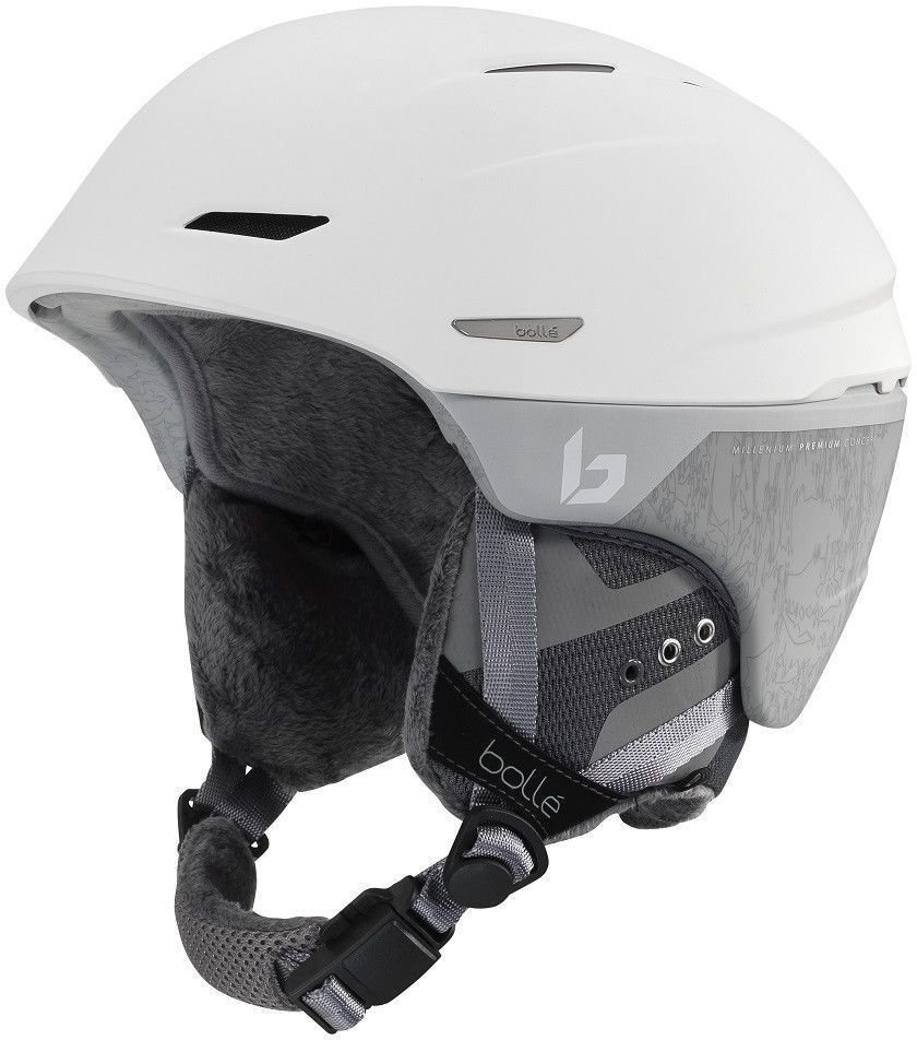 Ski Helmet Bollé Millenium Matte White/Silver L (58-61 cm) Ski Helmet