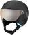 Capacete de esqui Bollé Quiz Visor Junior Ski Helmet Matte Black/Blue S (52-55 cm) Capacete de esqui