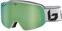 Ski Brillen Bollé Nevada Matte White/Corp Green Emerald Ski Brillen