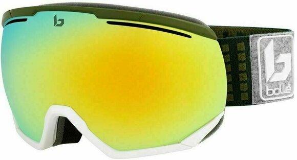 Ski Goggles Bollé Northstar Matte Khaki/White/Sunshine Ski Goggles - 1