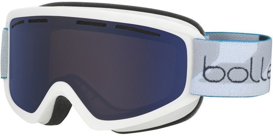 Ski Goggles Bollé Schuss Matte White/Bronze Blue Ski Goggles
