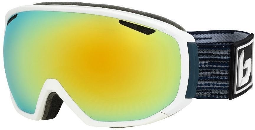 Lyžiarske okuliare Bollé TSAR Matte White/Blue Matrix/Sunshine Lyžiarske okuliare