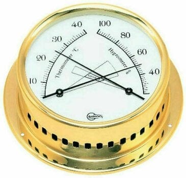 Marine Weather Instruments, Marine Clock Barigo Yacht Thermometer / Hygrometer - 1