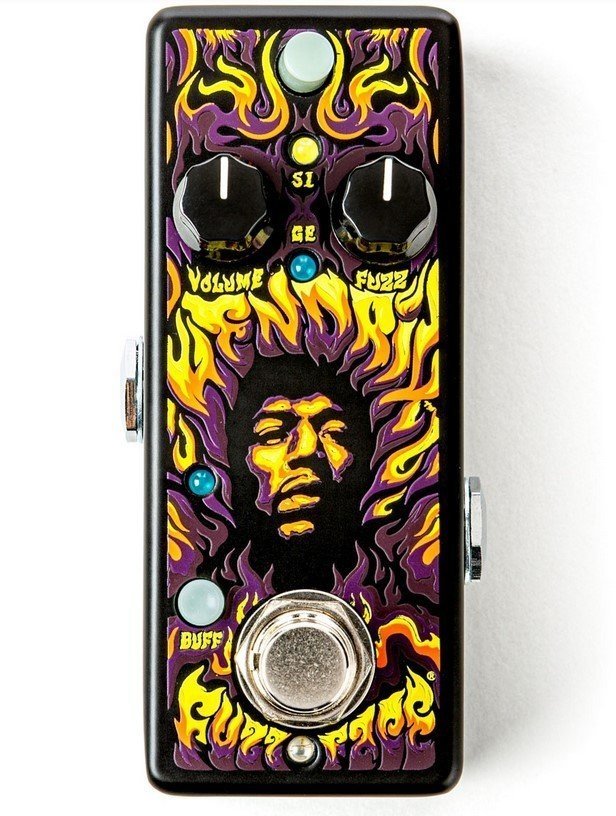 Effet guitare Dunlop Jimi Hendrix JHW1 '69 Psych Series Fuzz Face Mini