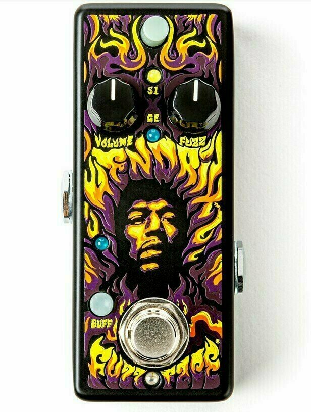 ギター Jim Dunlop Hendrix '69 JHW1 FUZZ FACE Dunlop Jimi Hendrix JHW1 '69 Psych Series Fuzz Face Mini Effetti