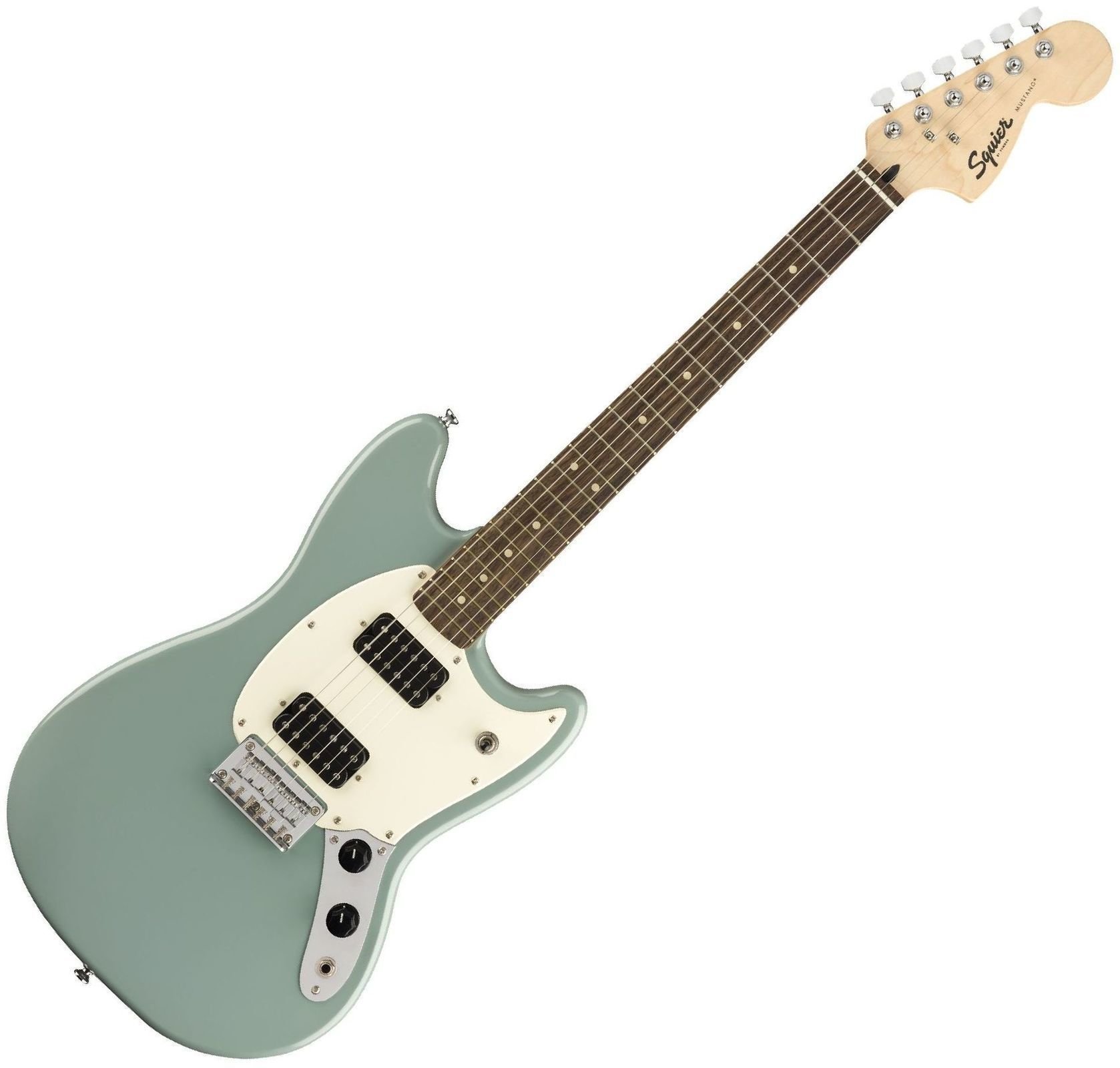 Electric guitar Fender Squier Bullet Mustang HH IL Sonic Grey