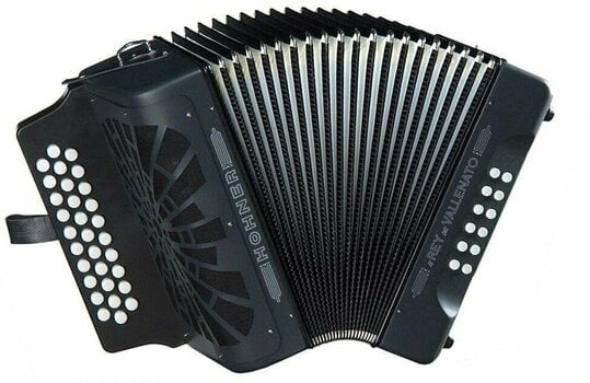 Button accordion
 Hohner El Rey del Vallenato ADG Black Black Button accordion
 - 1