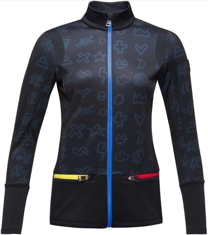 Ski-trui en T-shirt Rossignol Climi Icons Womens Jacket Black M