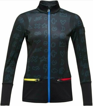 Ski-trui en T-shirt Rossignol Climi Icons Womens Jacket Black M - 1