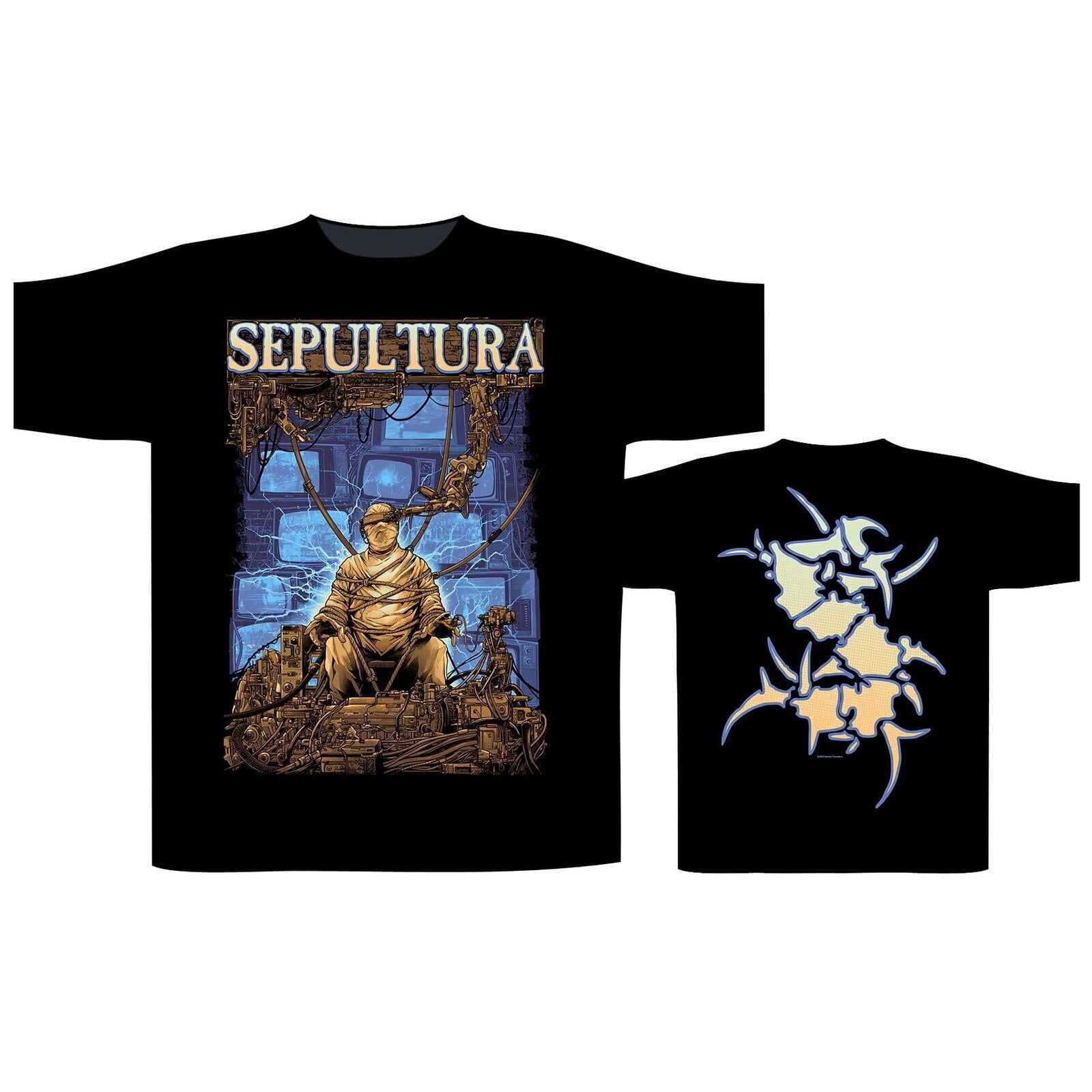 T-krekls Sepultura Chaos Ad Black S T-krekls