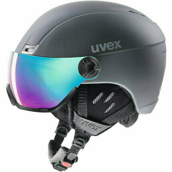 Ski Helmet UVEX Hlmt 400 Visor Style Titanium Mat 58-61 cm Ski Helmet - 1