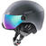 Ski Helmet UVEX Hlmt 400 Visor Style Titanium Mat 58-61 cm Ski Helmet