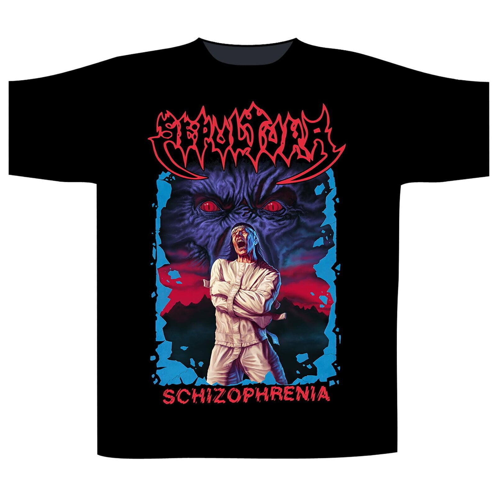 T-krekls Sepultura Schizophrenia Black 2XL T-krekls