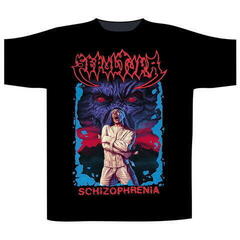 T-krekls Sepultura Schizophrenia Black L T-krekls