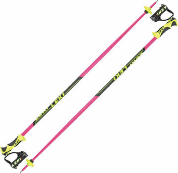 Ski Poles Leki Worldcup Lite SL Pink/Black/White/Yellow 115 cm Ski Poles - 1