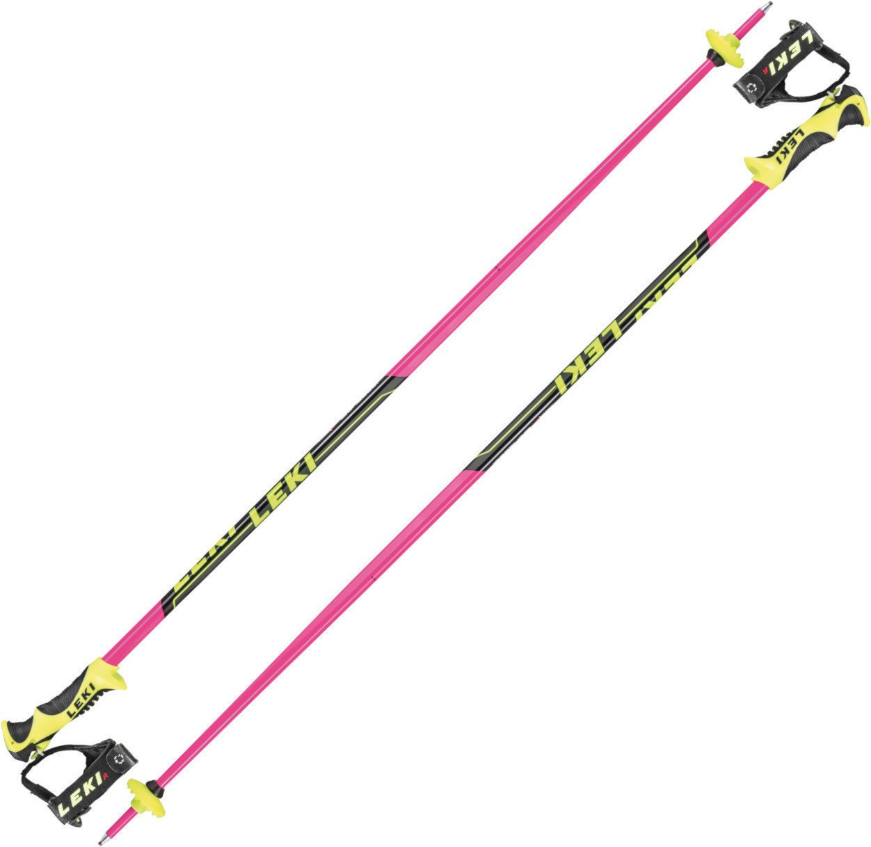 Ski Poles Leki Worldcup Lite SL Pink/Black/White/Yellow 120 cm Ski Poles