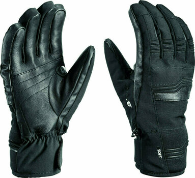 Ski Gloves Leki Cerro S Black 10,5 Ski Gloves - 1
