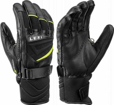 Ski-handschoenen Leki Griffin S Black/Yellow 9 Ski-handschoenen - 1