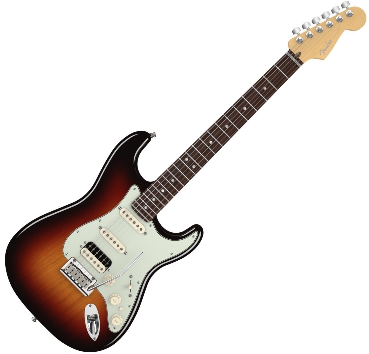 Električna gitara Fender American Deluxe Strat HSS Shawbucker RW 3-Color Sunburst