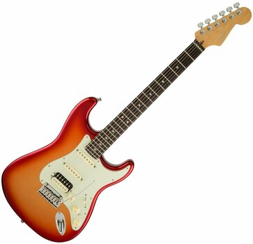 Fender American Deluxe Strat HSS Shawbucker RW Sunset Metallic