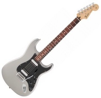 Elektrische gitaar Fender Standard Stratocaster HH RW Ghost Silver