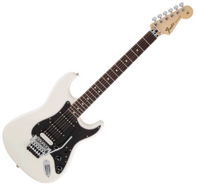 Električna gitara Fender Standard Strat HSS w Floyd Rose Tremolo RW Olympic White