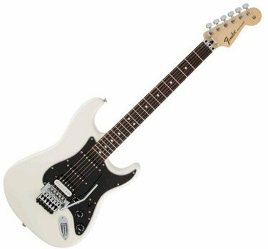 Electric guitar Fender Standard Strat HSS w Floyd Rose Tremolo RW Olympic White