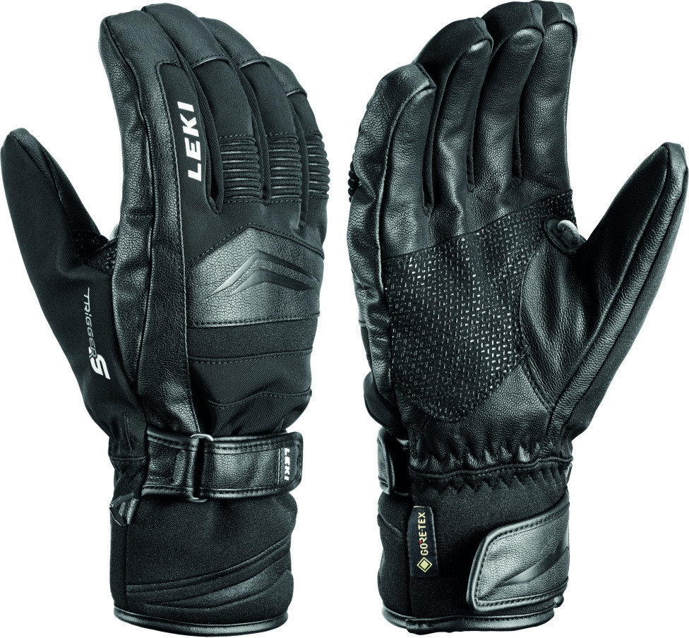Ski Gloves Leki Phase S Black 10 Ski Gloves