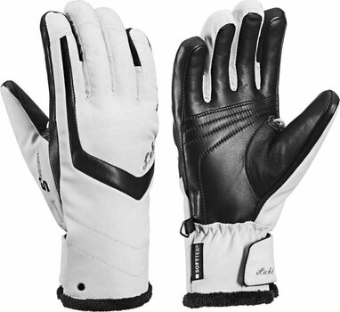 Ski-handschoenen Leki Stella S White/Black 6,5 Ski-handschoenen - 1