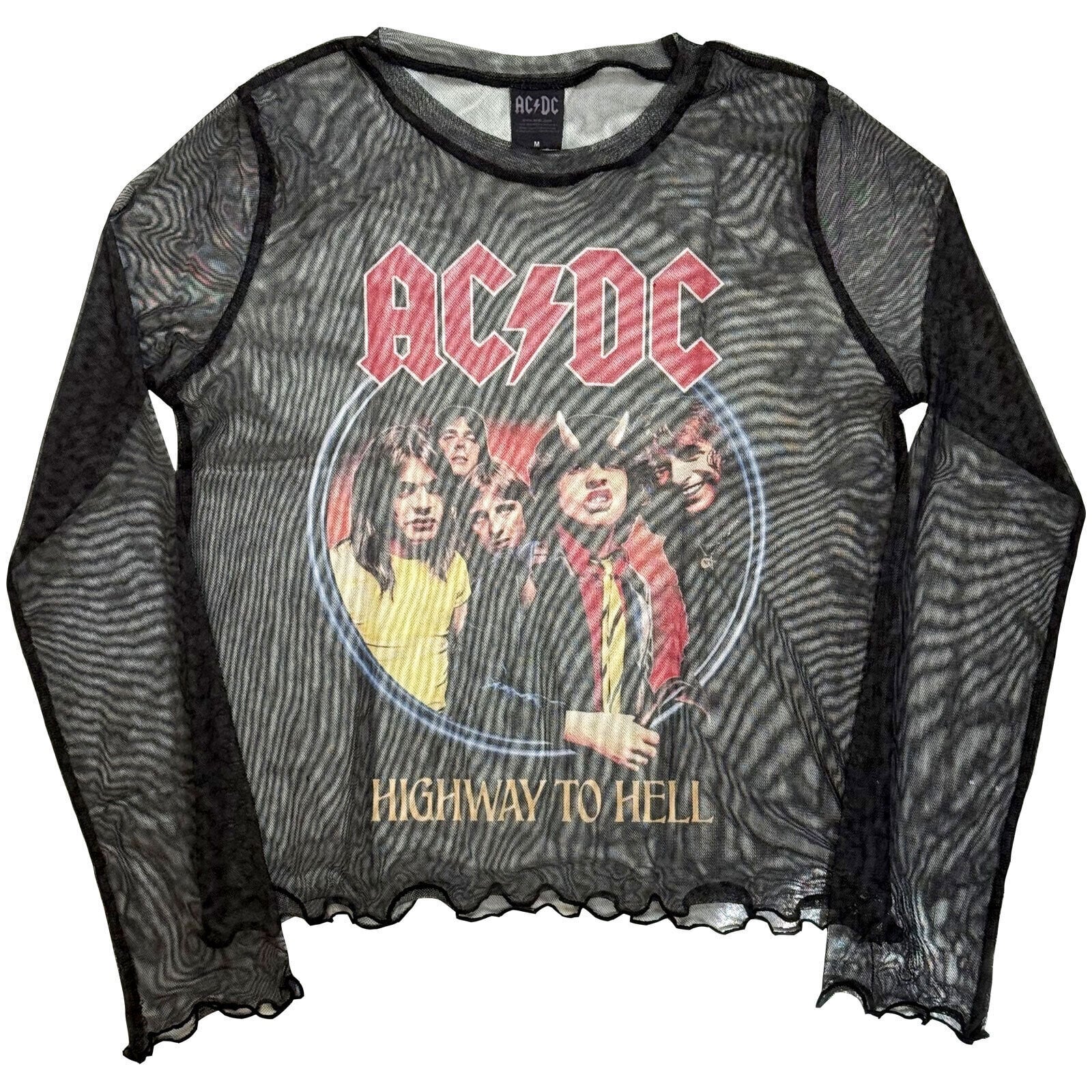 T-särk AC/DC Highway To Hell Black L Naiste T-särk