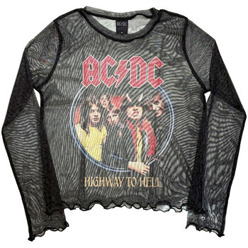 Shirt AC/DC Highway To Hell Black XL Dames Shirt - 1