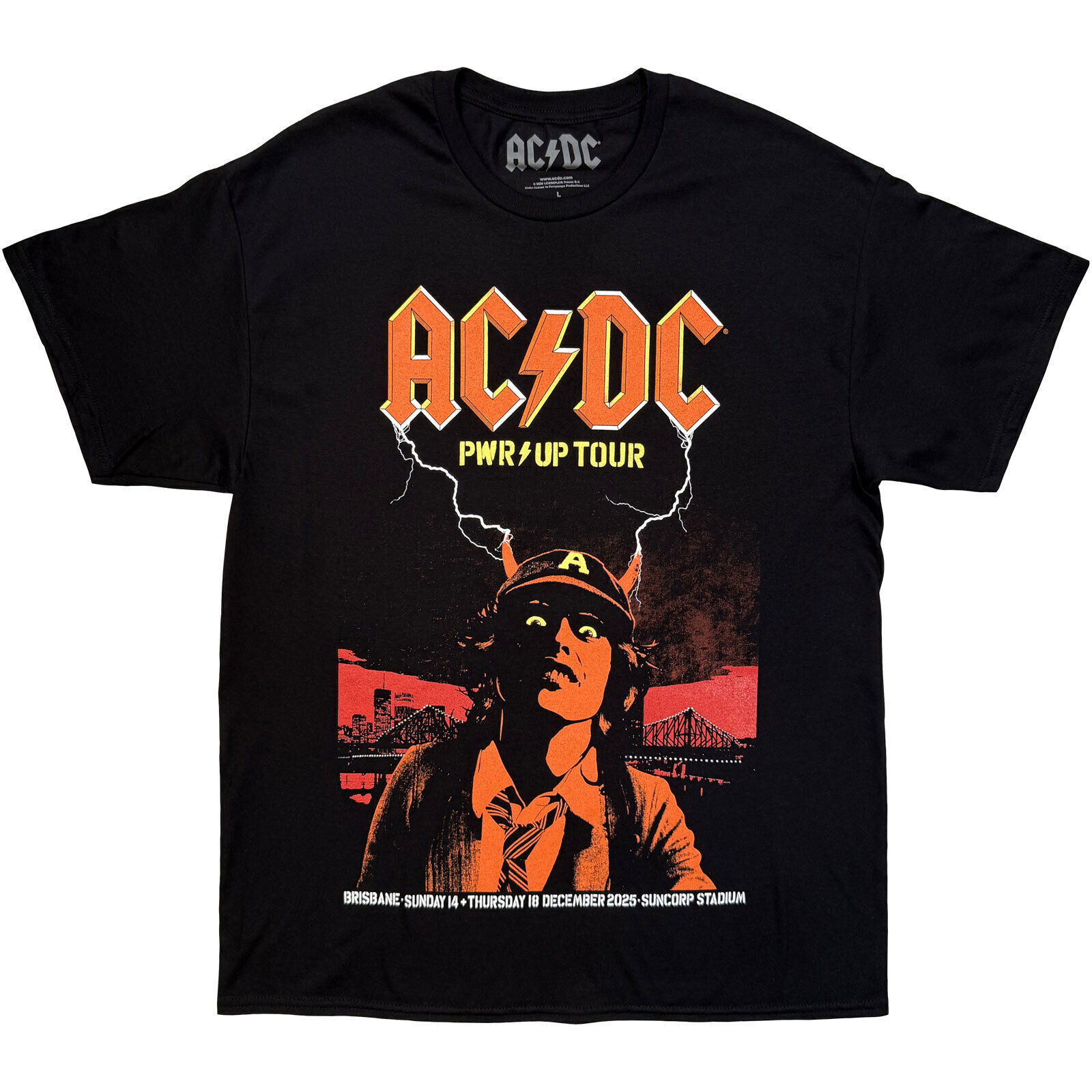 Košulja AC/DC Brisbane Black L Košulja