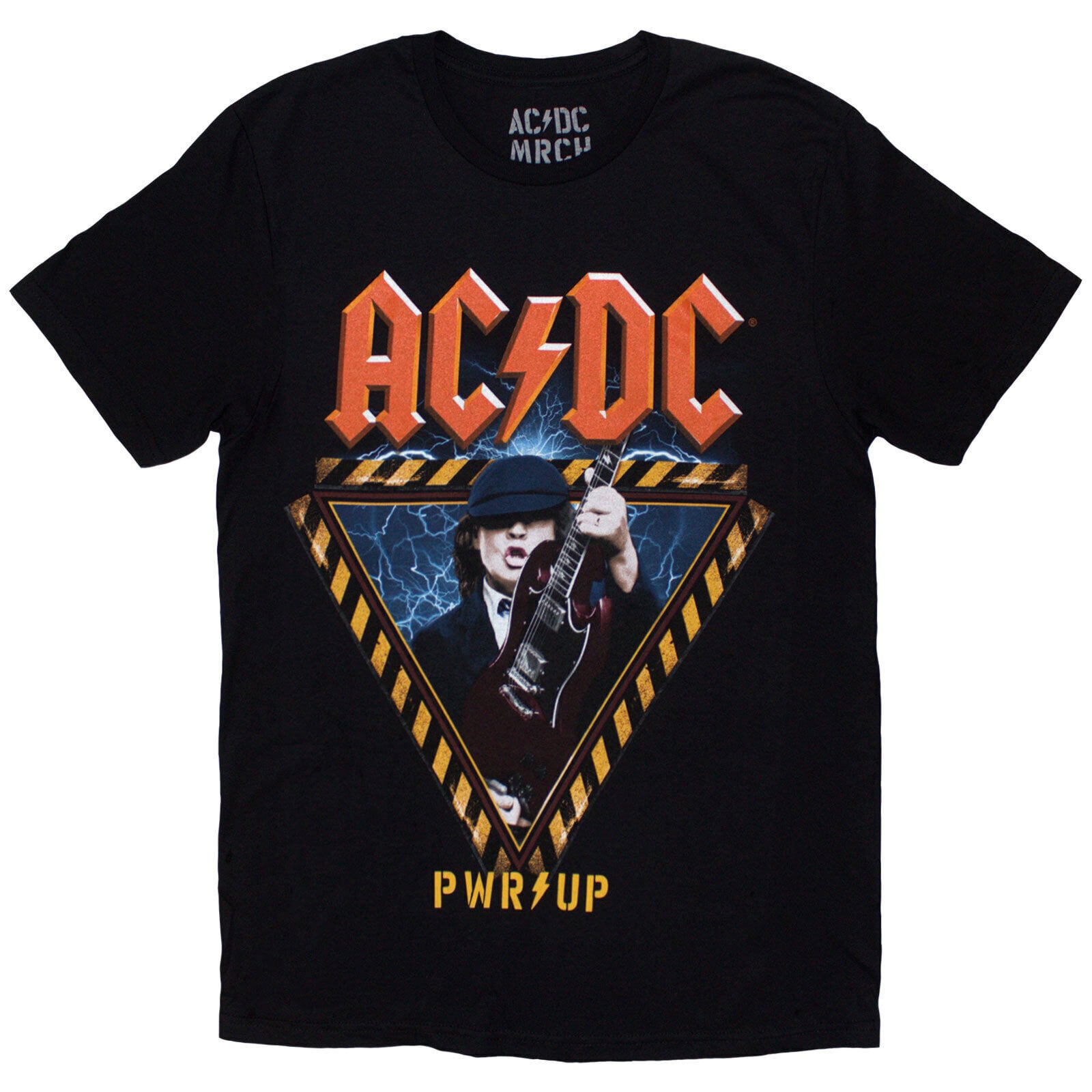 T-särk AC/DC Angus Triangle PWR-UP EU Tour '26 (Back Print & Ex-Tour) Black 3XL T-särk