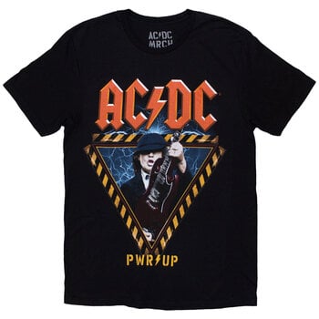 Tricou AC/DC Angus Triangle PWR-UP EU Tour '26 (Back Print & Ex-Tour) Black S Tricou - 1