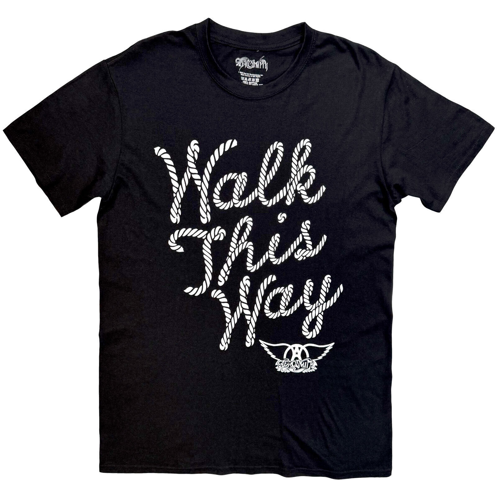 T-särk Aerosmith Walk This Way Black L T-särk