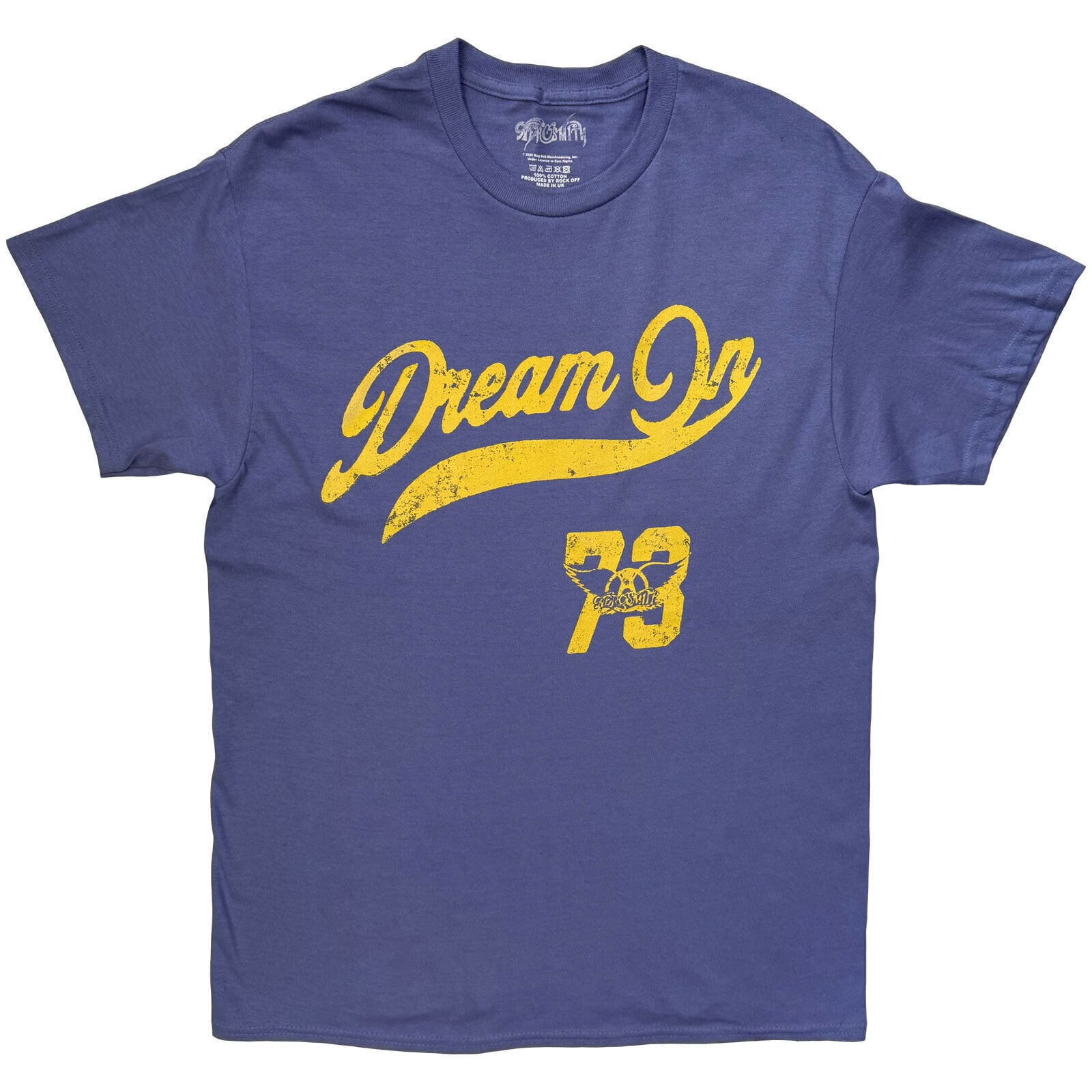 T-shirt Aerosmith Dream On Blue L T-shirt