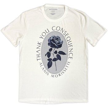 T-shirt Alanis Morissette Rose T-shirt à manches courtes White S - 1