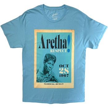 Tricou Aretha Franklin Respect Blue L Tricou - 1
