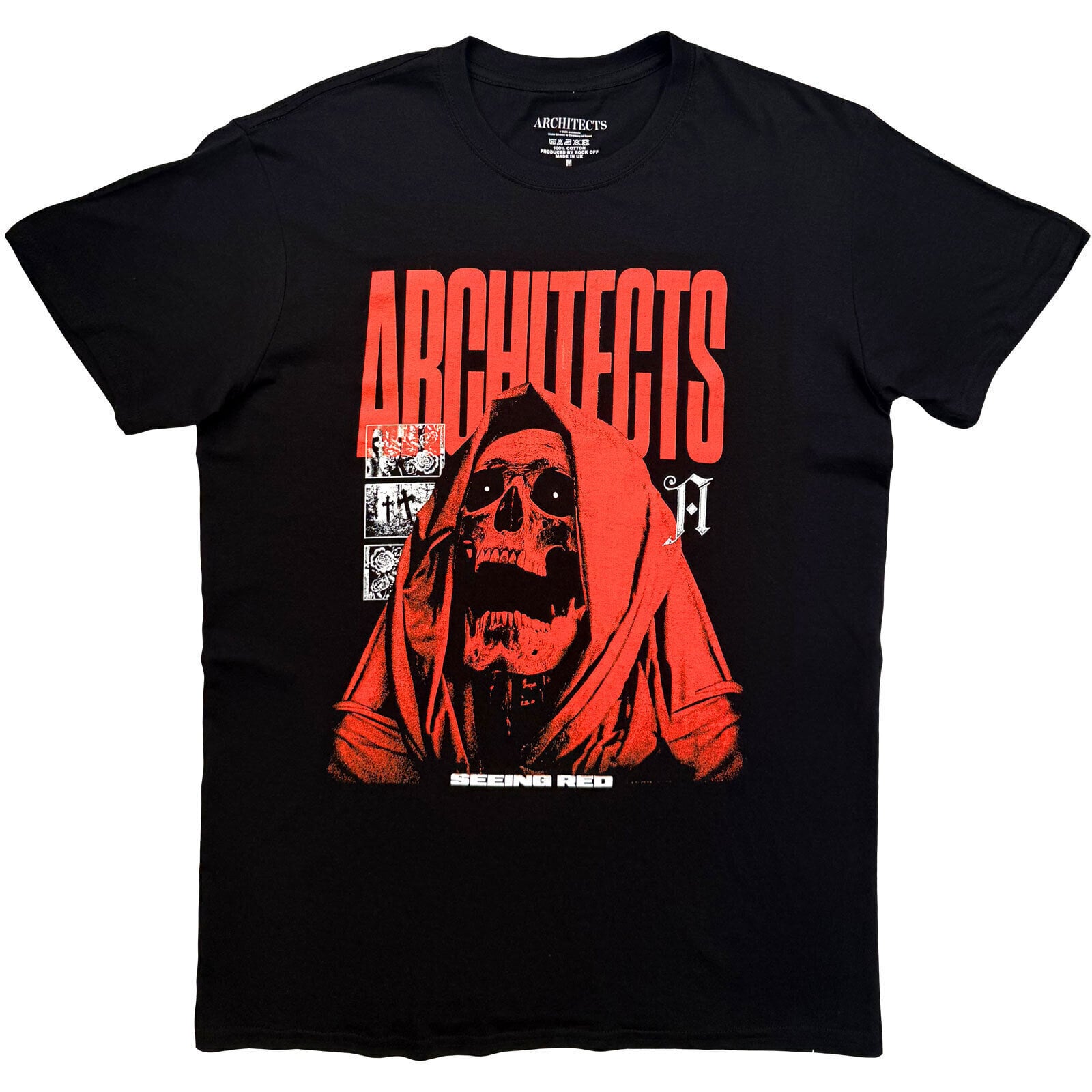 T-shirt Architects Seeing Red Reaper Black L T-shirt