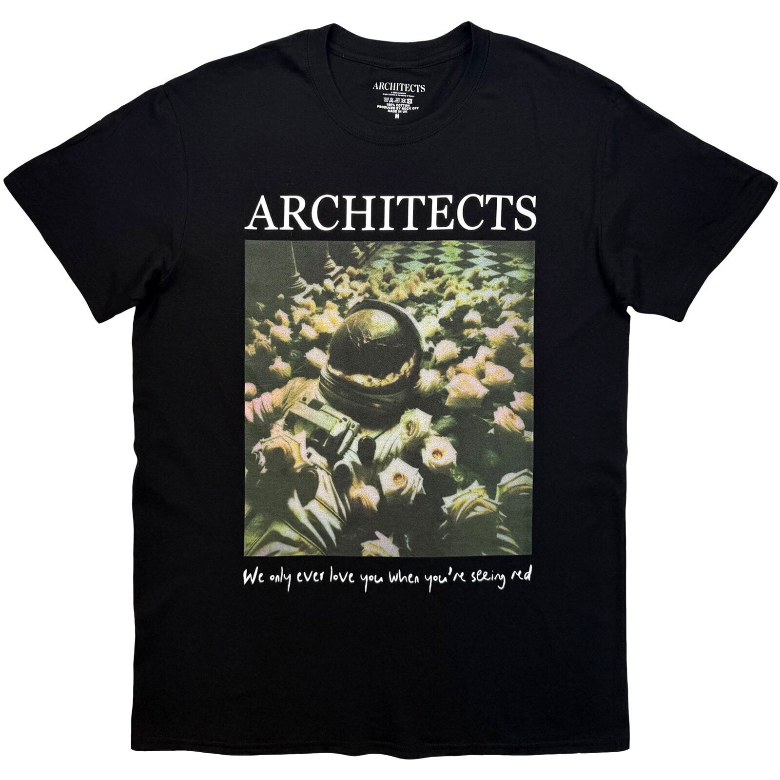 Maglietta Architects Astronaut Roses Black M Maglietta